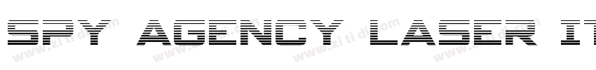 Spy Agency Laser It字体转换